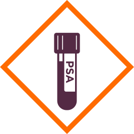 PSA test vial